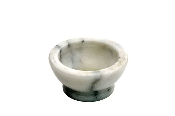 Mortar Pestle Crushing Medical Products Ceramic Mortar Porcelain Mortar Pestle — Stock Photo, Image