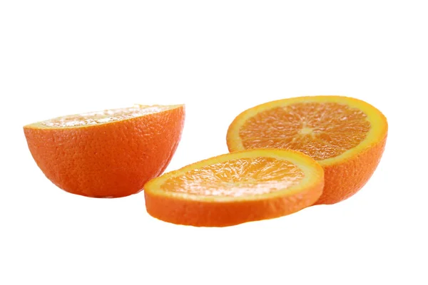 Orange Isoliert Auf Weiß Orange Isoliert Auf Weiß — Stockfoto