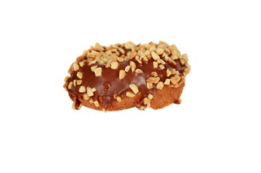 Donut, çikolatalı çörek, klasik donut, eski moda donut, kremalı çörek. Renkli donut ve jöle. Çörek ve kahve. Çörek. Jöleli çörek. Kahvaltıda kahve ve çörek. Mini çörekler. Şekerli çörekler. Beyaz üzerine izole edilmiş. Metin için yer. 