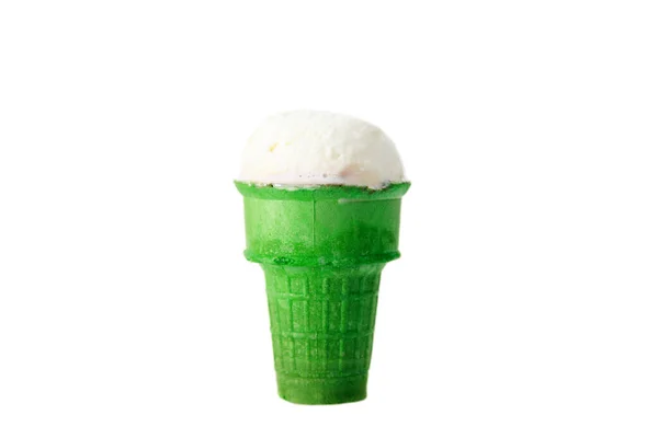 Ice Cream Ice Cream Cone Very Inviting Vanilla Ice Cream — Stockfoto