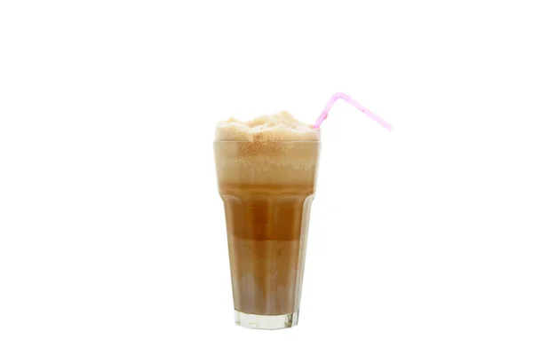 Root Beer Float Isolated White Room Text Root Beer Float — Photo