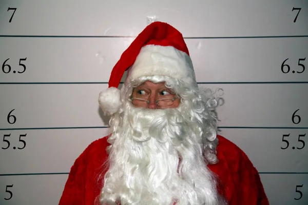 Taza Santa Claus Taza Santa Claus Arrestan Santa Toman Una —  Fotos de Stock