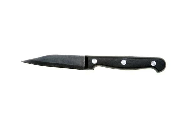 Cuchillo Aislado Sobre Blanco Espacio Para Texto Recorte Camino Cuchillo — Foto de Stock