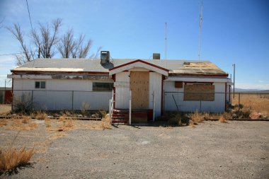 Abandoned Whore House. An abandoned house of ill repute in Nevada. Abandoned and disabled old whore house in the desert of Nevada where prostitution is legal.  