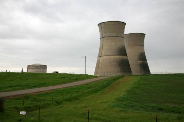 Bu Nükleer Üretim İstasyonu kapatılmış bir nükleer santraldir. Nükleer enerji santrali. 