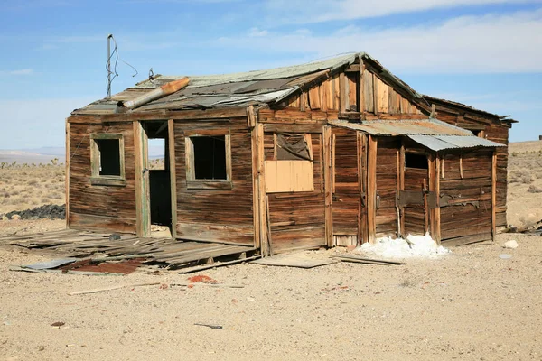 Cidade Fantasma Cidade Abandonada Mineração Ouro Cidade Fantasma Deserto Oeste — Fotografia de Stock