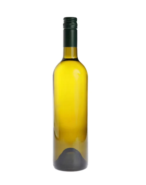 Bouteille Vin Isolé Sur Blanc Place Pour Texte Clipping Path — Photo