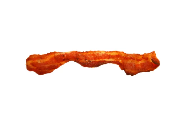 Bacon Smakliga Baconskivor Krispig Rökig Baconskiva Eller Strimla Ohälsosam Fet — Stockfoto