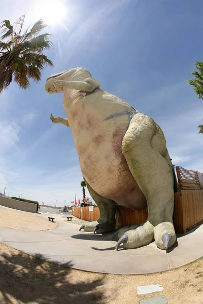 Динозавр Рекс Статуя Тиранозавра Привабливість Шляху Палм Спрінгс Штат Каліфорнія — стокове фото