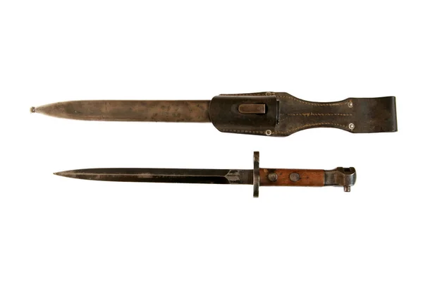 Coltello Pugnale Coltello Trincea Coltello Combattimento Coltello Della Seconda Guerra — Foto Stock