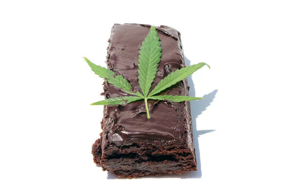Marijuana Commestibile Cannabis Commestibile Marijuana Commestibile Medica Ricreativa Brownies Alla — Foto Stock