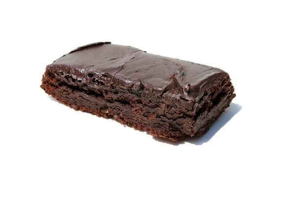 Browniak Czekoladowy Brownie Wiśniowe Ciasteczko Ciasteczko Konopiami Marihuana Brownie Domowe — Zdjęcie stockowe