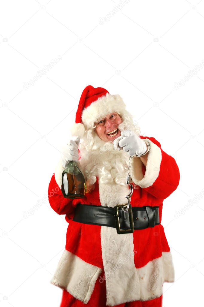Santa Claus is Drunk. Christmas Season. Drunken Santa Claus. passed out drunken Santa Claus. holiday cheer. Bad Santa. Santa Claus has been a Bad Bad Boy. Some lady left him a bottle of Brandy and he drank the whole bottle at once. Santa Party. 