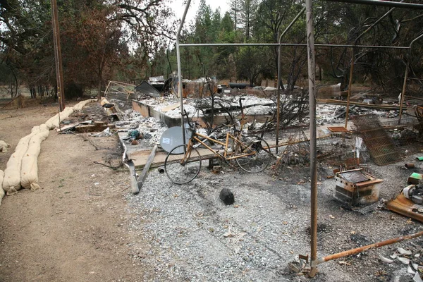 Fire Damage Fire Forest Fire Arson House Fire Wild Fires — Stock Photo, Image