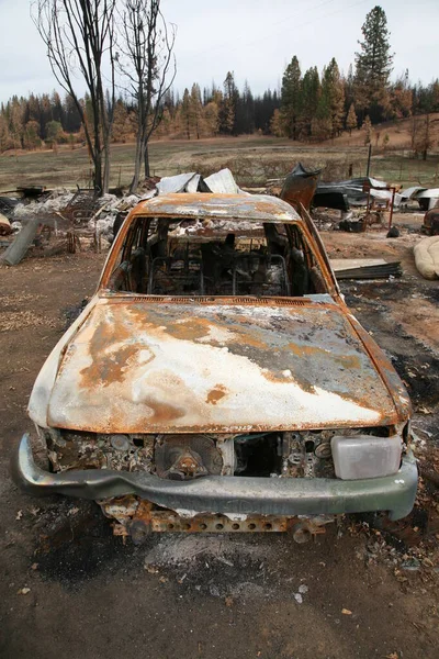 Fire Damage Fire Forest Fire Arson House Fire Wild Fires — Stock Photo, Image