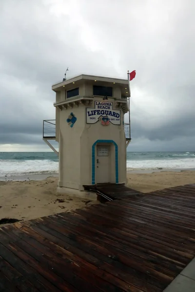 Laguna Beach Lifeguard Tower Laguna Beach California Pacific Ocean Laguna — Stock Photo, Image