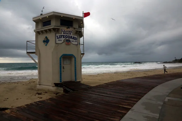 Laguna Beach Lifeguard Tower Laguna Beach California Pacific Ocean Laguna — Stock Photo, Image