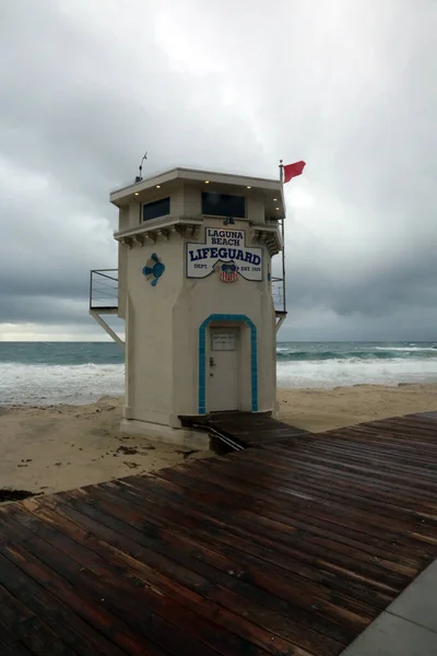 Laguna Beach Lifeguard Tower Laguna Beach California Pacific Ocean Laguna — Stock Photo, Image