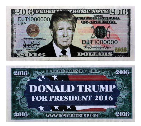 Presidente Trump Presidente Donald Trump Donald Trump Por Dinero Del — Foto de Stock