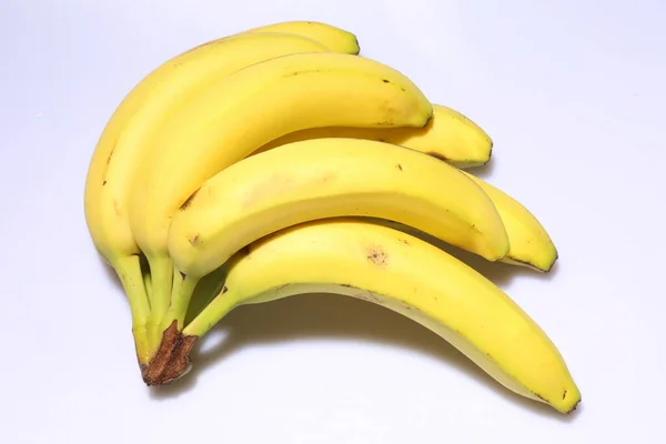 바나나요 바나나 흰색으로 격리되어 있습니다 문자를 바나나 무더기 바나나 바나나 — 스톡 사진