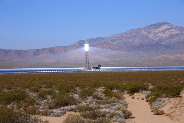 Solar Farm Сонячні Клітини Solar Electricity Company Альтернативна Енергія — стокове фото