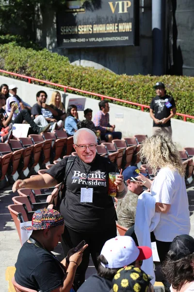 Campeão Das Eleições Bernie Sanders Santa Ana Califórnia Eua Fevereiro — Fotografia de Stock