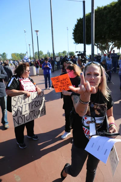 Donald Trump Donald Trump Prezidentskou Kampaň Anaheim California Května 2016 — Stock fotografie