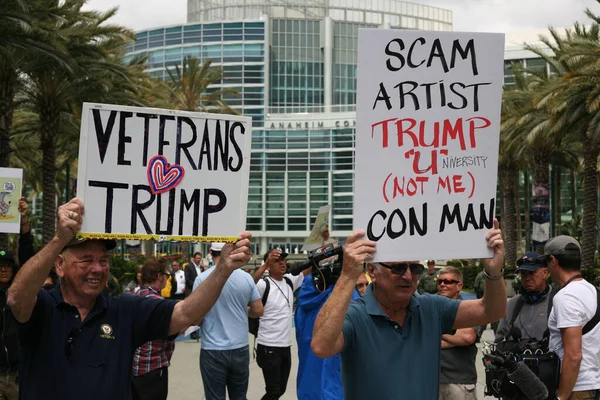 Donalda Trumpa Donald Trump Prezydenta Kampanii Anaheim California Maja 2016 — Zdjęcie stockowe