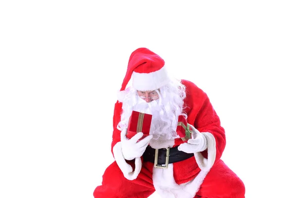 Noel Zamanı Noel Baba Noel Baba Portresi Noel Baba Nın — Stok fotoğraf