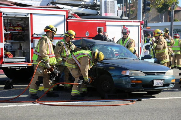 Sunset Beach California January 2017 Sunset Beach Fire Rescue Use — Stock Photo, Image