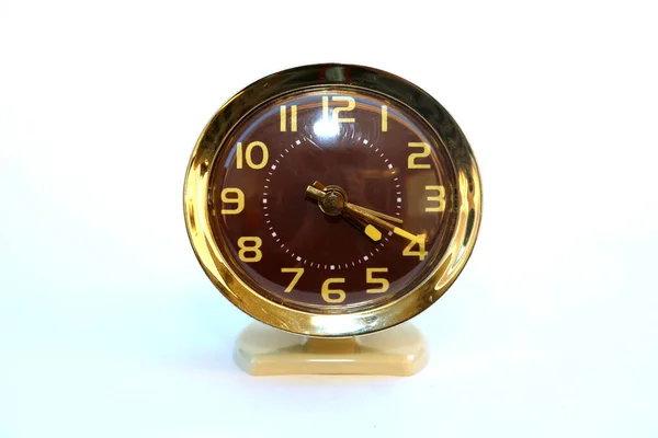 Alarm Clock Vintage Clock Wind Alarm Clock Vintage Wind Alarm Stock Image