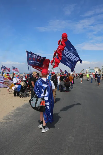 Huntington Beach 2017 Make America Great Again March 도널드 트럼프 — 스톡 사진