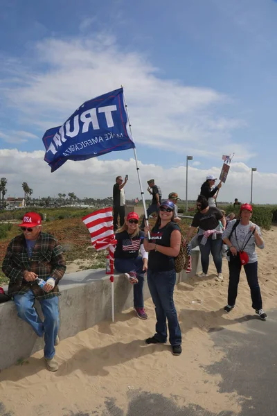 Huntington Beach Californie Mars 2017 Make America Great Again March — Photo