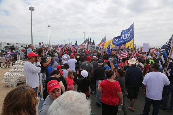 Presidente Donald Trump Huntington Beach Marzo 2017 Hacer Que Estados —  Fotos de Stock