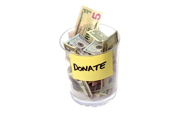 Tip Jar Cash Money Cash King Insure Promptness Tip Jar — Stock Photo, Image