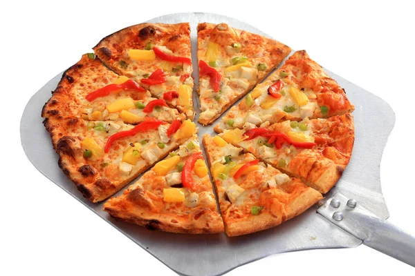 Pizza Leckere Pizza Käsepizza Pepperoni Pizza Pilzpizzen Mozzarella Und Tomate — Stockfoto