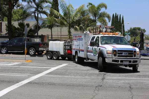 Lake Forest California May 2017 Hazardous Materials Team Cleans Single — Stock Photo, Image