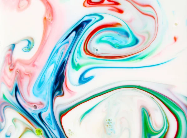 Abstrakcyjne Kolory Tła Tekstury Kolorowanki Żywności Mleku Magiczne Mleko Mleko — Zdjęcie stockowe