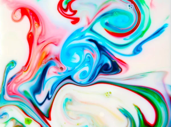 Abstrakte Farben Hintergründe Und Texturen Lebensmittelfarbe Milch Magische Milch Milch — Stockfoto