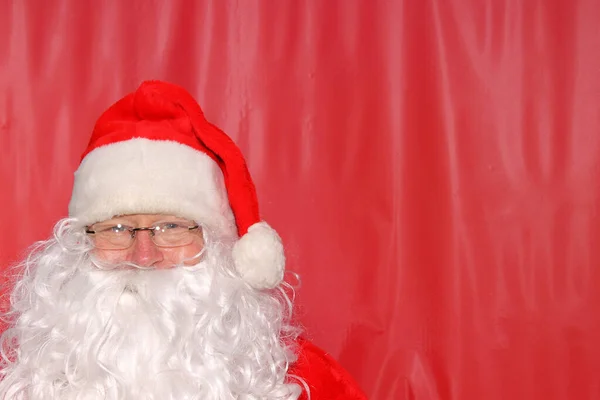 Christmas Santa Claus Photo Booth Santa Poses Photo Booth Santa — Stock Photo, Image