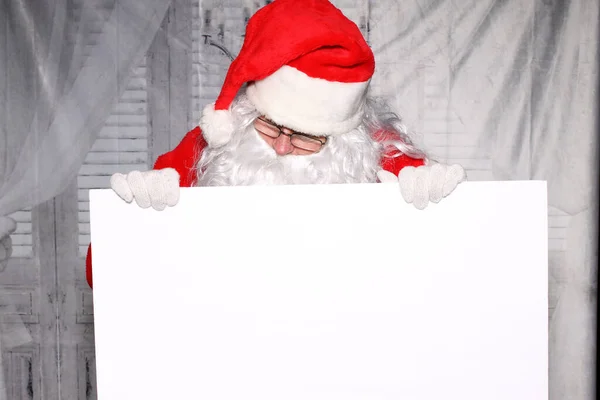 Christmas Santa Claus Photo Booth Santa Claus Funny Santa Claus Stock Picture