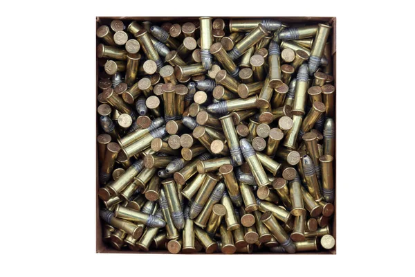 2018 Lake Forest Remington Long Rifle Brass Plated Hollow Point — Stock Photo, Image