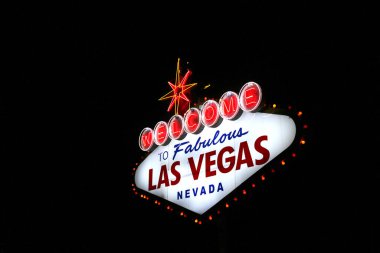 Las Vegas Welcome Sign at night