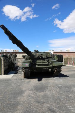 Las Vegas Nevada, 3-15-2017: Army tank on display at a Military Museum.