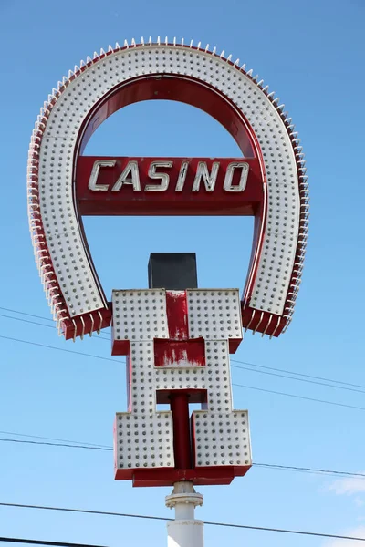 Signo Casino Fondo Azul Del Cielo — Foto de Stock