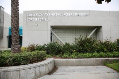 8-27-2018 Santa Ana, California: Orange County Sheriff - Coroner Department Corner Division building in Santa Ana California. 
