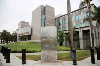 8-27-2018 Santa Ana, California: Santa Ana Police Department. Police Headquarters.