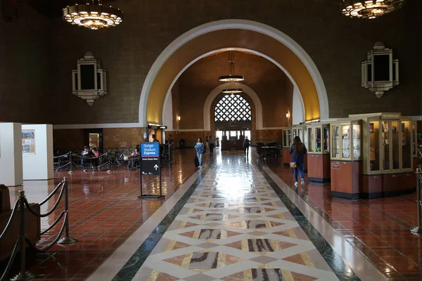 2018 Los Angeles California Union Station Los Angeles — Zdjęcie stockowe
