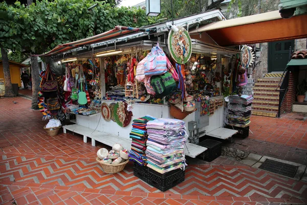 2018 Los Angeles Olvera Street Los Angeles Historical Area Featuring — Stockfoto