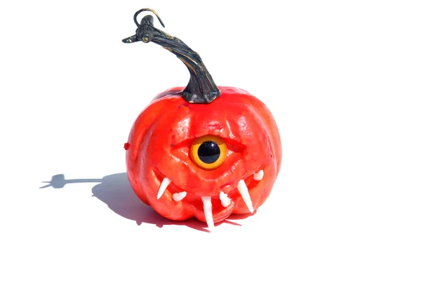 Dia Das Bruxas Abóbora Halloween Halloween Jack Lanterna Cabeça Abóbora — Fotografia de Stock